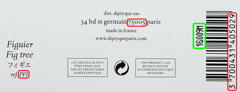 Косметика производителя Diptyque SAS и бренда Diptyque
