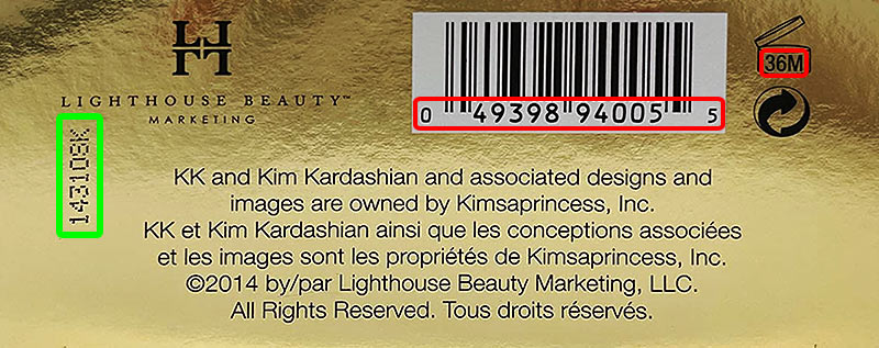 Косметика производителя Lighthouse Beauty Marketing, LLC и бренда Kim Kardashian