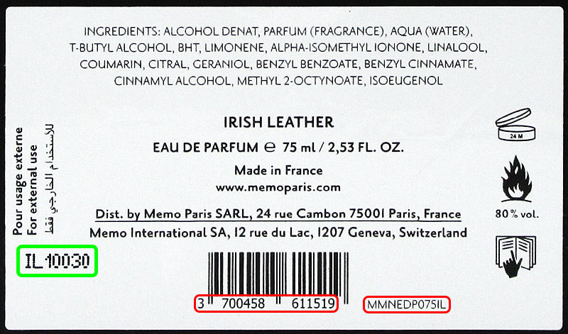 Косметика производителя MEMO Paris SARL и бренда Memo Paris