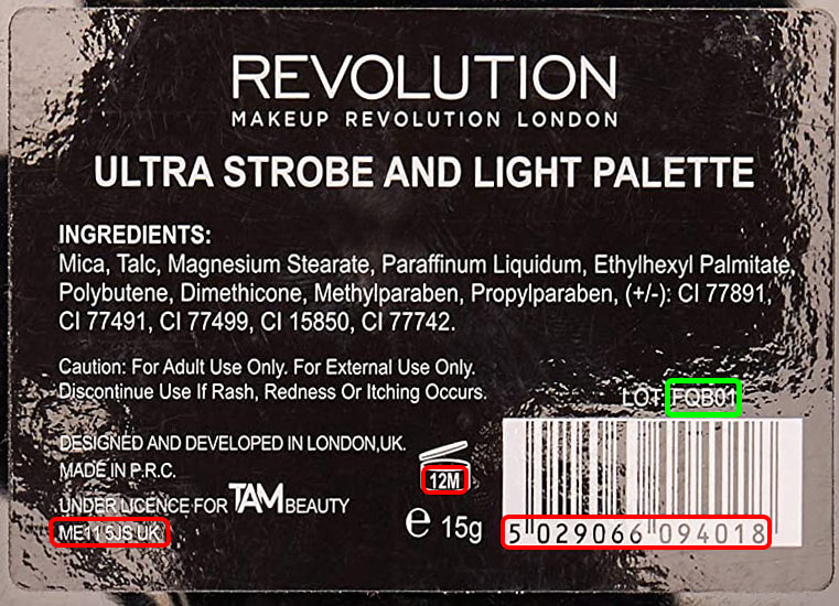 Косметика производителя Revolution Beauty Ltd и бренда Freedom Makeup London