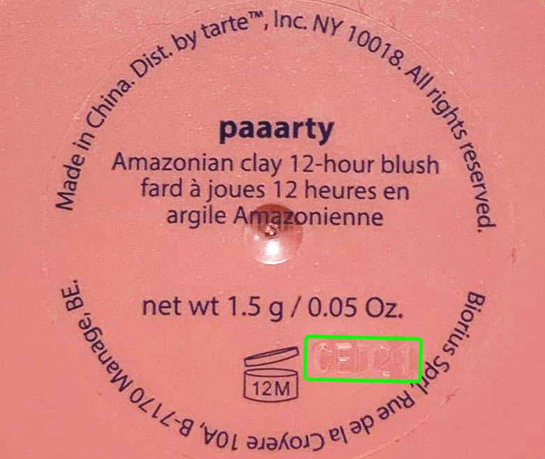Косметика производителя Tarte, Inc. и бренда Tarte