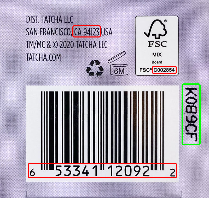 Косметика производителя Tatcha, LLC и бренда Tatcha